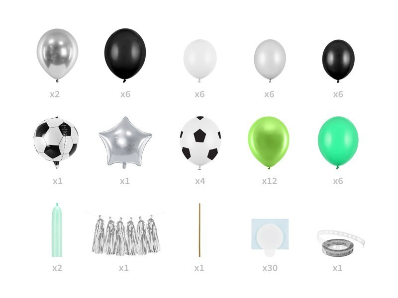 Girlanda balonowa Piłka 150x126cm GBN8 PartyDeco